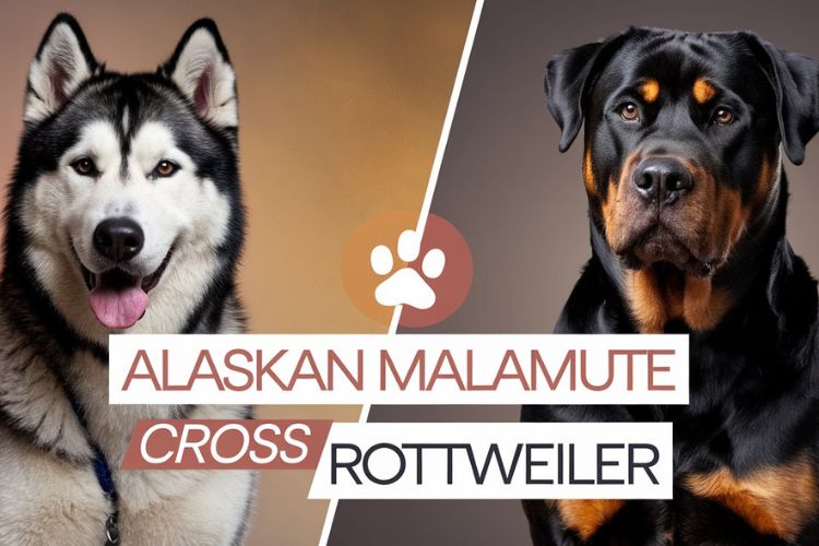 Alaskan Malamute Cross Rottweiler